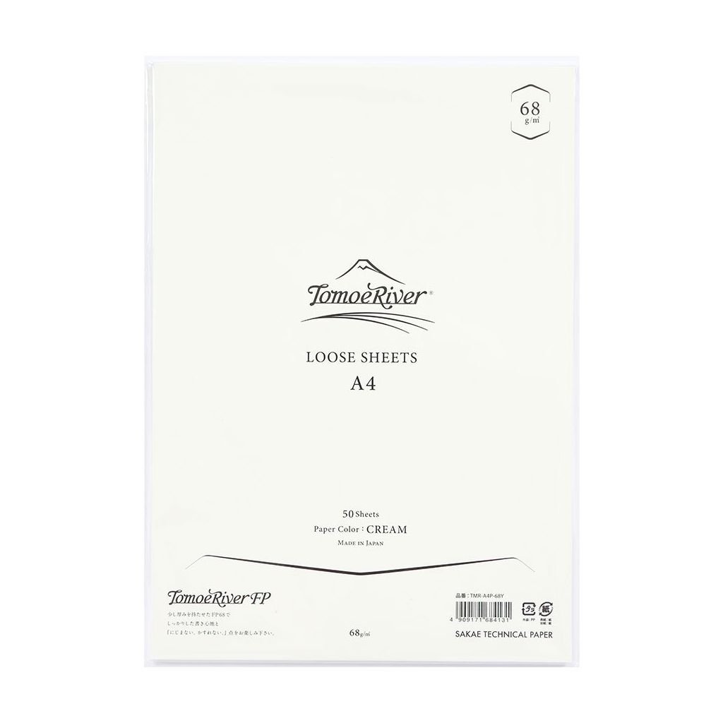 Tomoe River Fountain Pen Paper - Polypack - Blank Sheets - A4 (297 mm x 210 mm or 11.7
