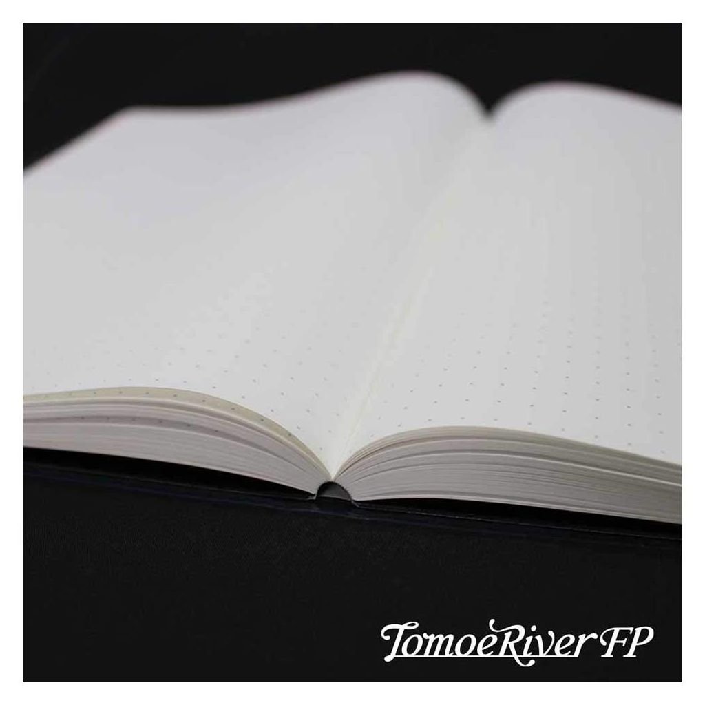 Tomoe River Fountain Pen Paper - Hardcover - Dot Grid Notebook - A5 (210 mm x 148 mm or 8.3