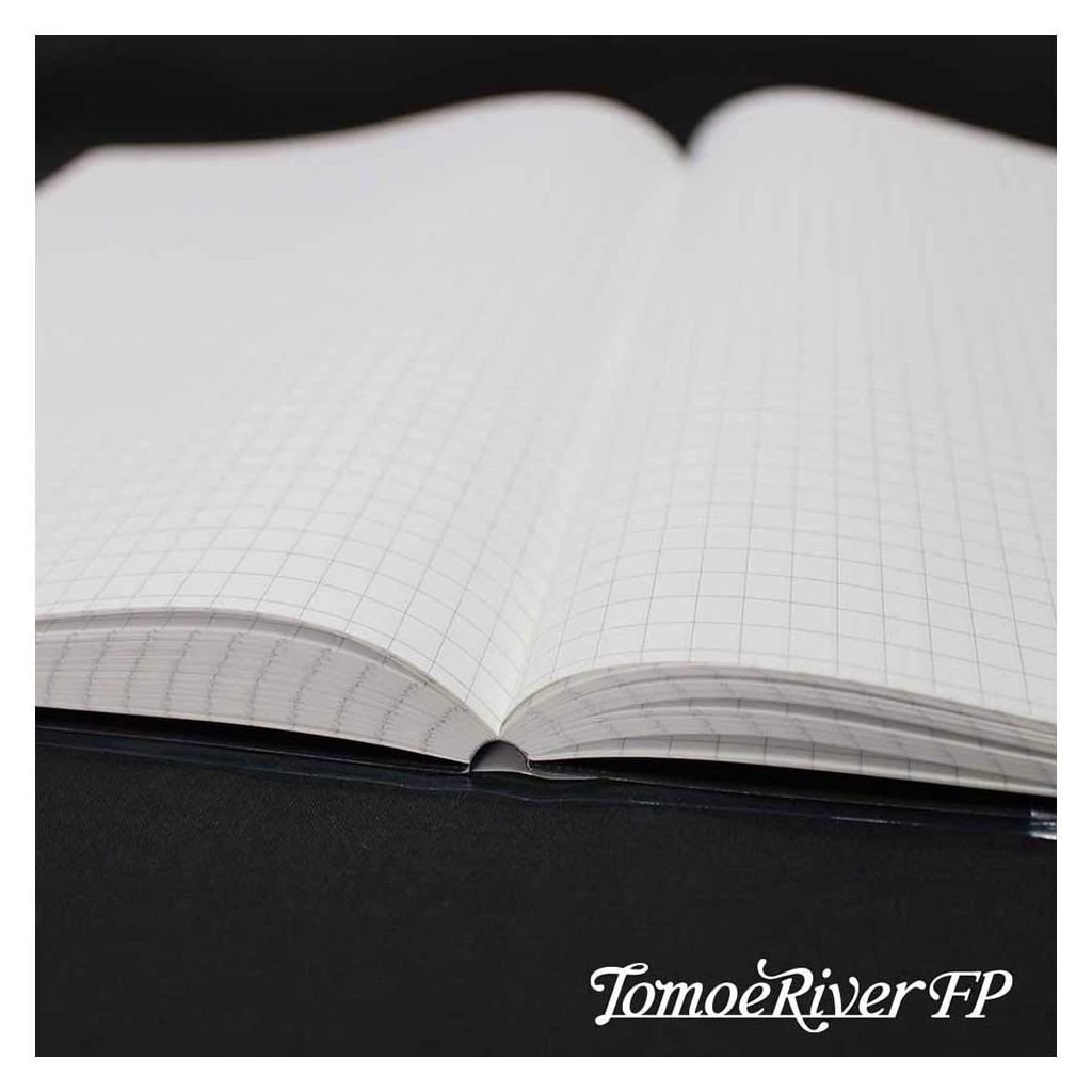 Tomoe River Fountain Pen Paper - Hardcover - Square Grid Notebook - A5 (210 mm x 148 mm or 8.3
