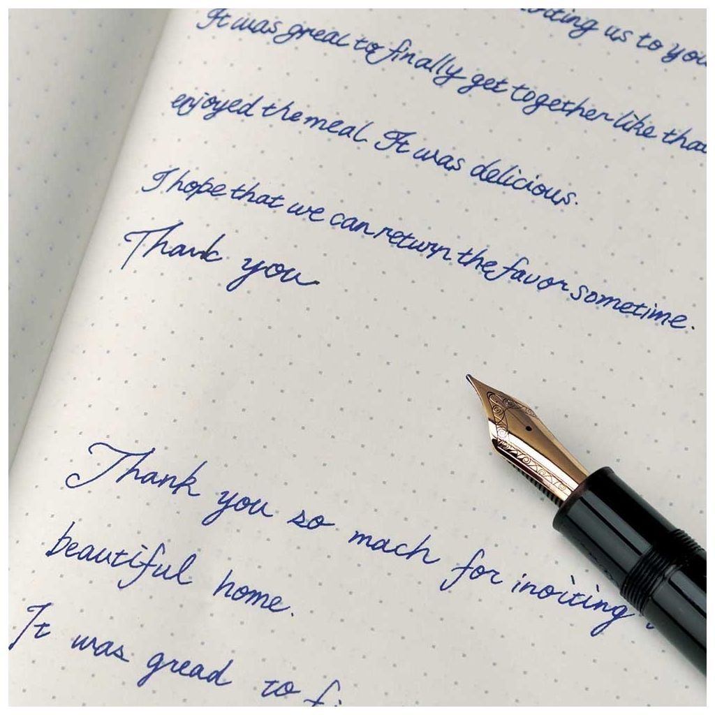 Tomoe River Fountain Pen Paper - Hardcover - Dot Grid Notebook - A5 (210 mm x 148 mm or 8.3