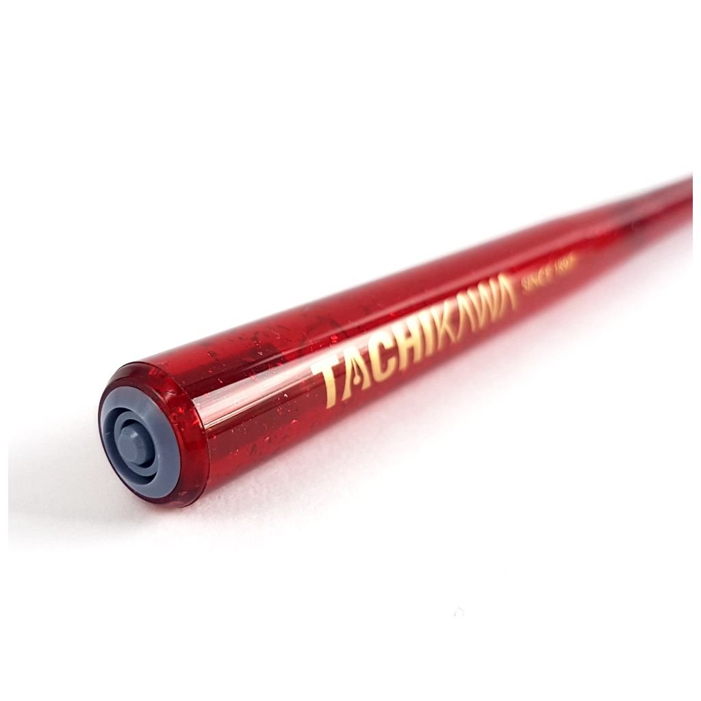 Tachikawa Comic Pen Nib Holder - Model TP-25 - Clear Red - Plastic