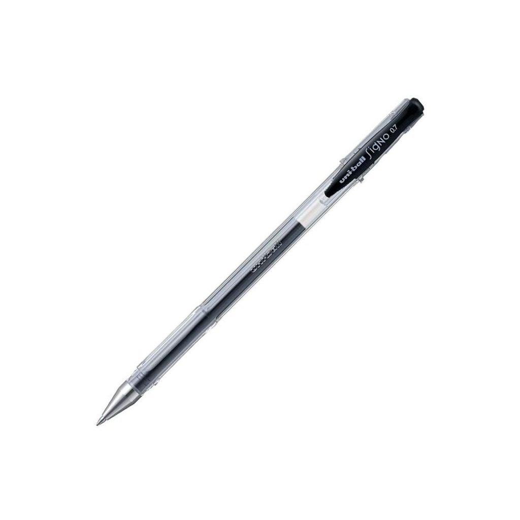 Uni-Ball Signo Gel Ink - Rollerball Pen UM 100 - Black - 0.7 MM