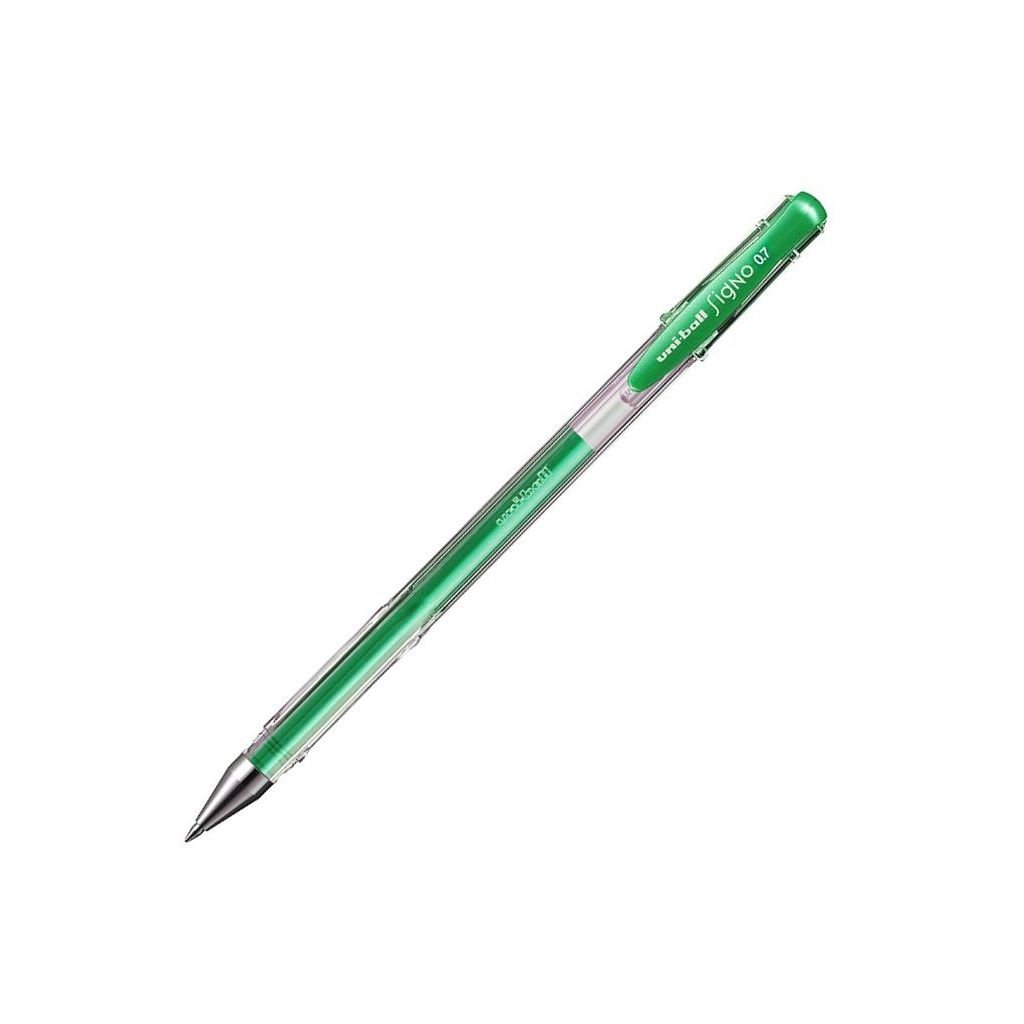 Uni-Ball Signo Gel Ink - Rollerball Pen UM 100 - Green - 0.7 MM