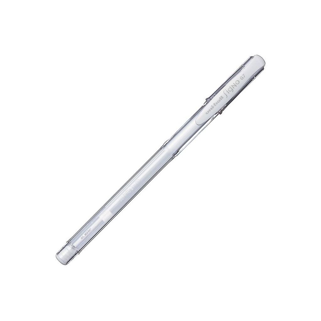 Uni-Ball Signo Gel Ink - Rollerball Pen UM 100 - Creamy White - 0.7 MM