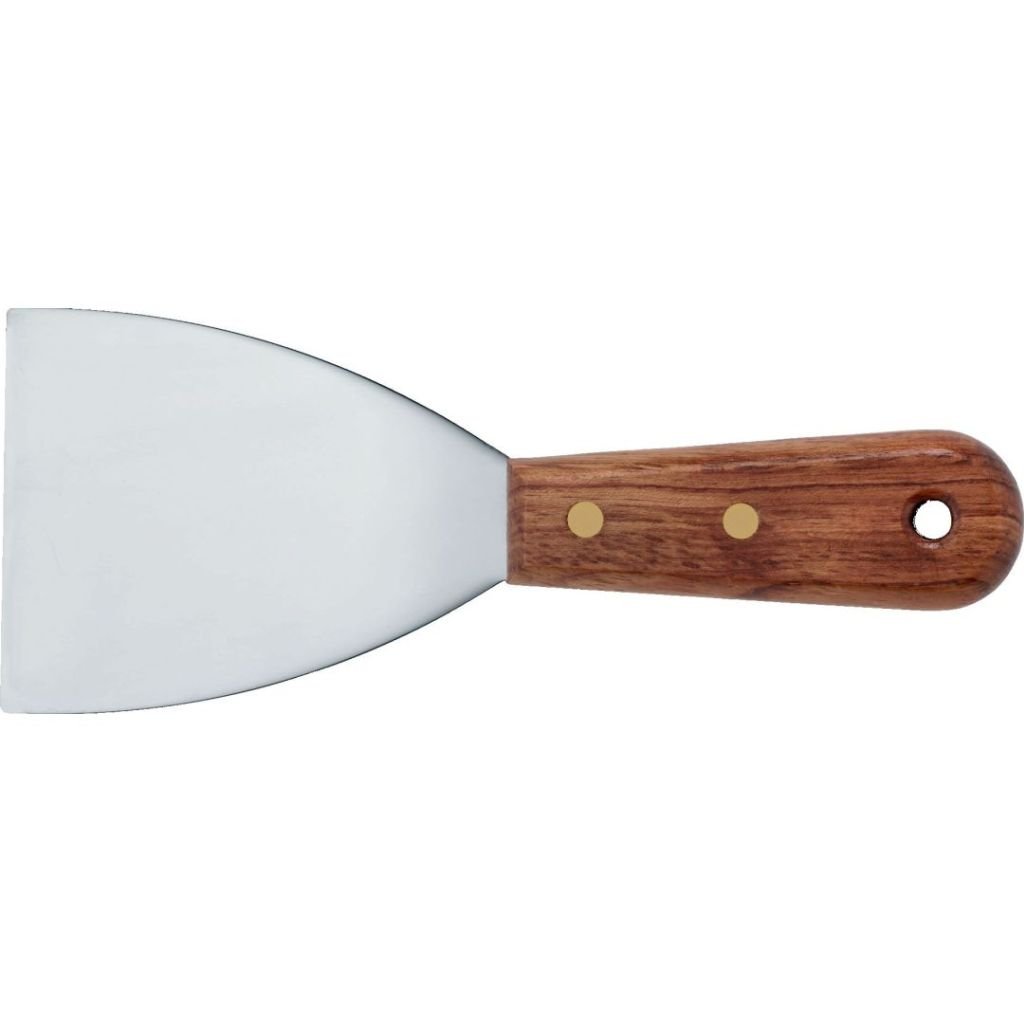 RGM Extra Large Spatulas - Wooden - Rounded Curves - 40MM - For Murals & Construction