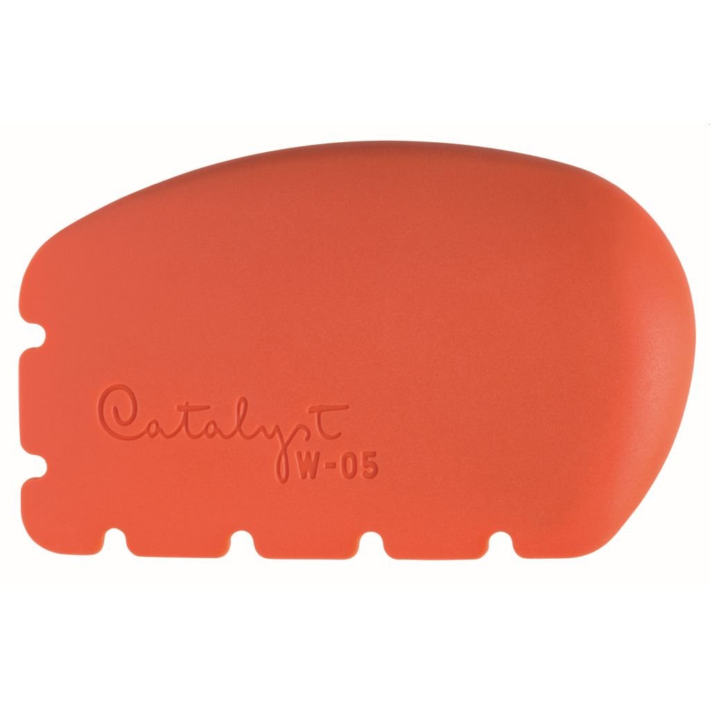 Princeton Catalyst Silicone Wedge Tool No. 5, Shape - W05, Colour - Red