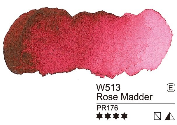 Mijello Mission Gold Class Professional Grade Extra-Fine Watercolour  - Rose Madder (513) - 7 ML