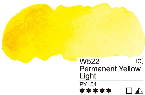 Mijello Mission Gold Class Professional Grade Extra-Fine Watercolour  - Permanent Yellow Light (522) - 7 ML