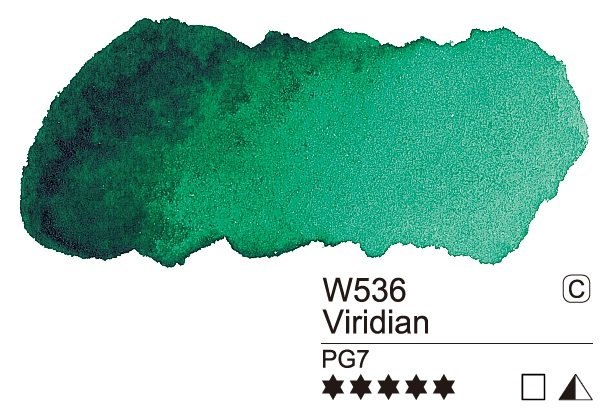 Mijello Mission Gold Class Professional Grade Extra-Fine Watercolour  - Viridian (536) - 7 ML