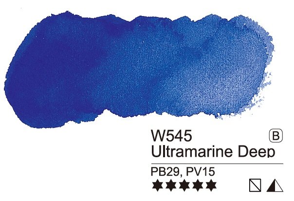 Mijello Mission Gold Class Professional Grade Extra-Fine Watercolour  - Ultramarine Deep (545) - 7 ML