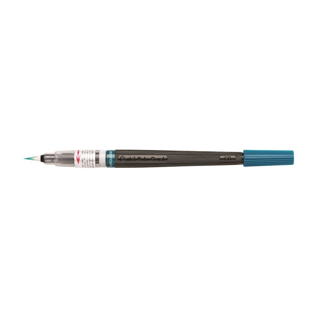 Pentel Colour Brush Pen - Water-based Ink - Turquoise