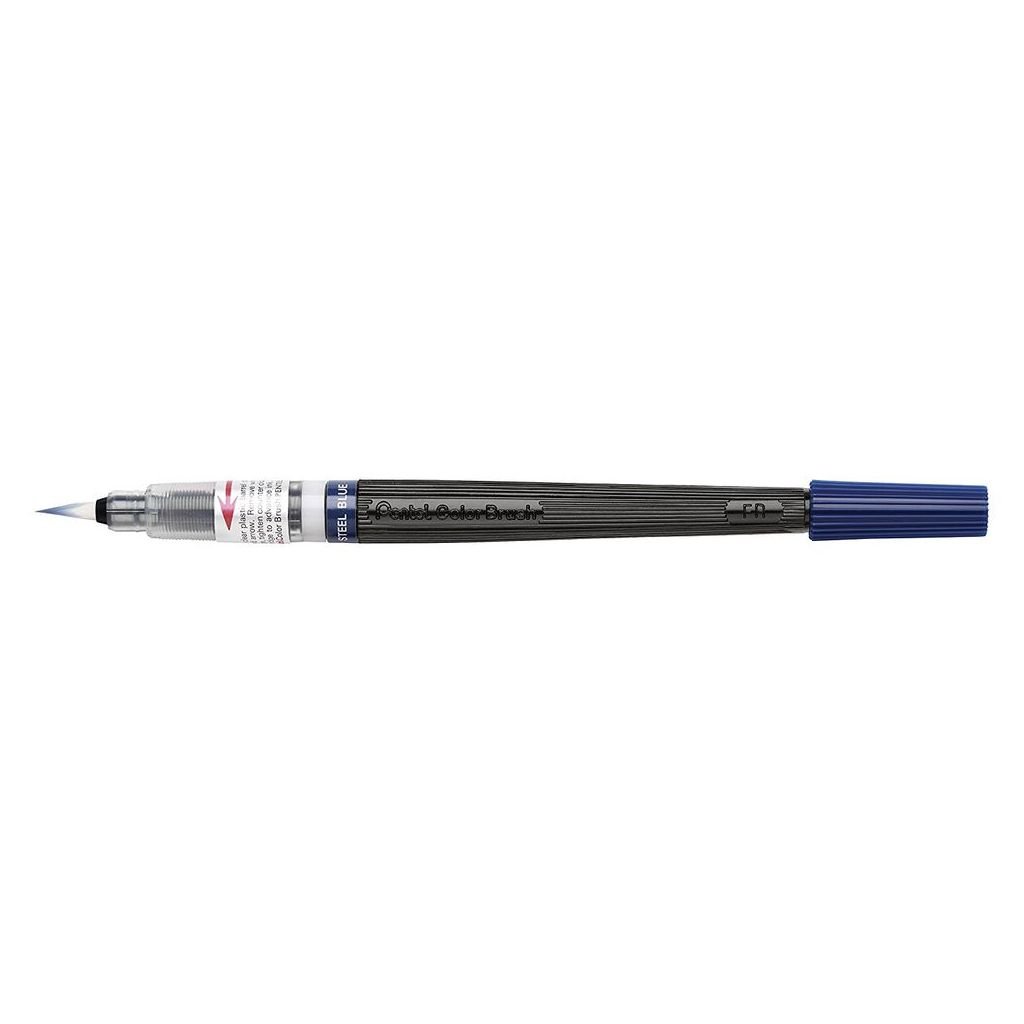Pentel Colour Brush Pen - Water-based Ink - Steel Blue