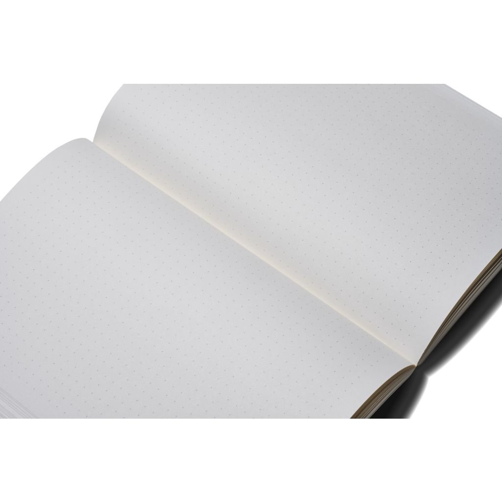 Zequenz Classic 360 - The Color Collection - Flexible Roll-Up Journal Emerald Cover - Dot Grid A5 (14.5 x 21 cm) - Cream Coloured Paper - 80 GSM - Notebook of 100 Sheets