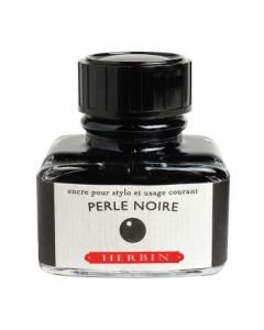 J. Herbin "D" Fountain Pen Ink - 30 ML Bottle - Perle Noire (Pearl Black)
