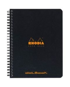 Rhodia - Classic Black - Dot Grid - White Ultra Smooth Surface - 80 GSM - Notebook 
