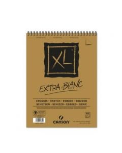 Canson XL Extra White - Drawing & Sketching Paper - 90 GSM Fine Grain Sheets
