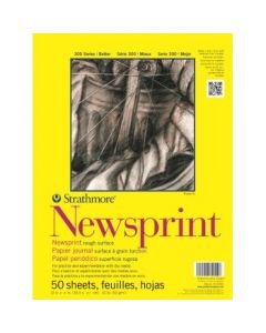 Strathmore 300 Series Newsprint Off- White 52 GSM Pads and Roll