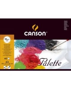 Canson Tear Off Palette for Oil & Acrylics  - Smooth 95 GSM Pad