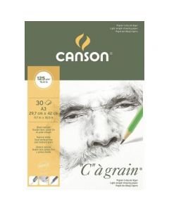 Canson C a' Grain Heavyweight Drawing Paper - Fine Grain 125 GSM