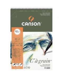 Canson C a' Grain Heavyweight Drawing Paper - Fine Grain 180 GSM