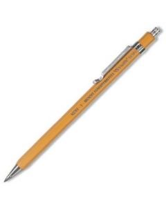 Koh-i-noor 5201 Versatil Mechanical Clutch Pencil / Leadholder - 2 MM - Yellow Metal Body with Clip