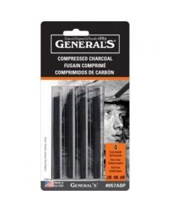 General's Jumbo Compressed Charcoal Sticks - SETS