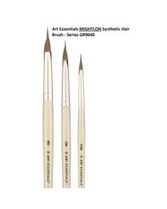Art Essentials MIGHTLON Synthetic Hair Brush - Series GR9040 - Triangle Pointed / Petals