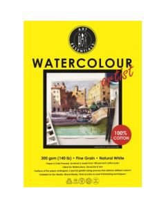 Art Essentials Watercolour Artist Fine Grain / Cold Press 300 GSM 100% Cotton Paper