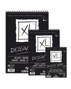 Canson XL Dessin - Black Paper Smooth + Light Grain - 150 GSM Album