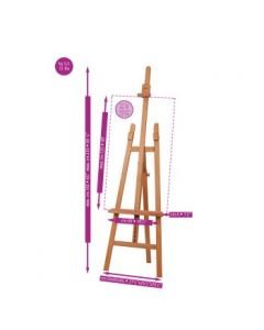 MABEF Beech Wood Basic Lyre Easel - A Frame