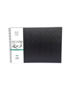Scholar Artists' Sketch Book Professional - White Medium 130 GSM Spiral Journal