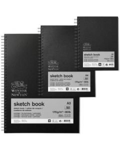 Winsor & Newton Sketchbook - Light Grain 170 GSM - Natural White Art Book