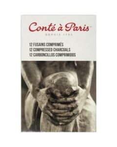 Conte a' Paris 2359 - Compressed Charcoals - Set of 12 - Assorted