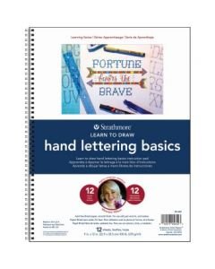 Strathmore Learning Series Learn to Draw - Hand Lettering 270 GSM - Spiral Art Book