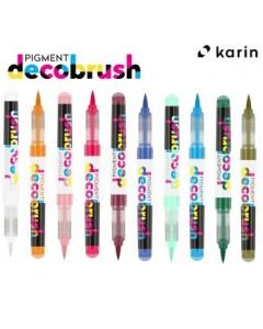 Karin Pigment DecoBrush Acrylic Marker - Brush Tip