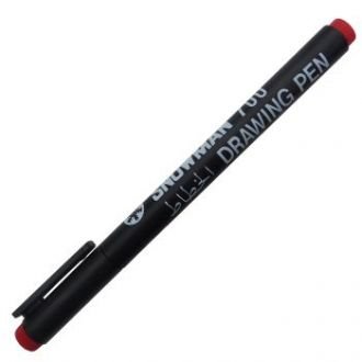 Snowman Calligraphy Pens - Red - 1.0