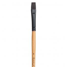 Princeton Series 6400 Catalyst Polytip Synthetic Bristle Brush - Bright - Long Handle - Size: 6