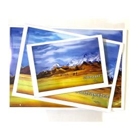 Chitrapat - Handmade Watercolour Paper - A4 (21 cm x 29.7 cm or 8.3 in x 11.7 in) - Natural White - Rough Grain - 220 GSM 100% Cotton Paper, 4 Side Glued Pad (Block) of 25 Sheets