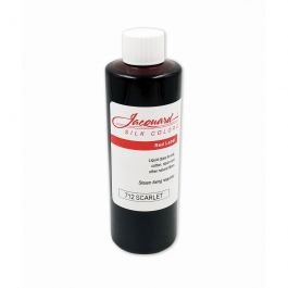 Jacquard Red Label - Silk Colour Dyes - 250 ML (8 Oz) Bottle - Scarlet Red (712)