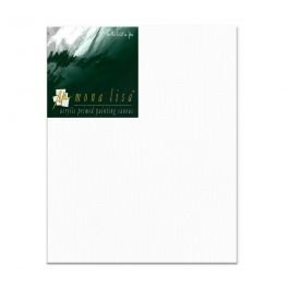 Monalisa Artists' White Primed Cotton Canvas Board / Panel - Fine Grain - 360 GSM / 8 Oz - 20.3 x 40.6 cm OR 8