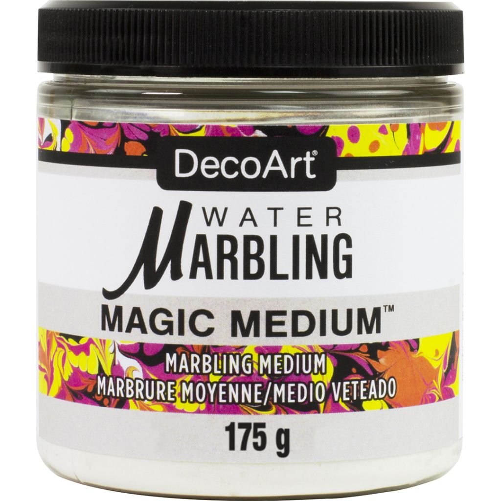 DecoArt Water Marbling Paint - 236 ML (8 Oz) Jar - Magic Medium
