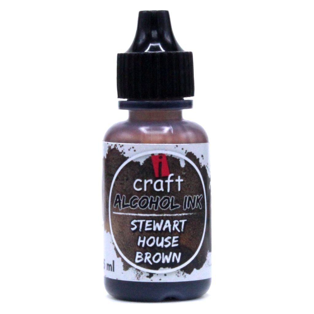iCraft Alcohol Ink - Stewart House Brown - 15 ML Bottle
