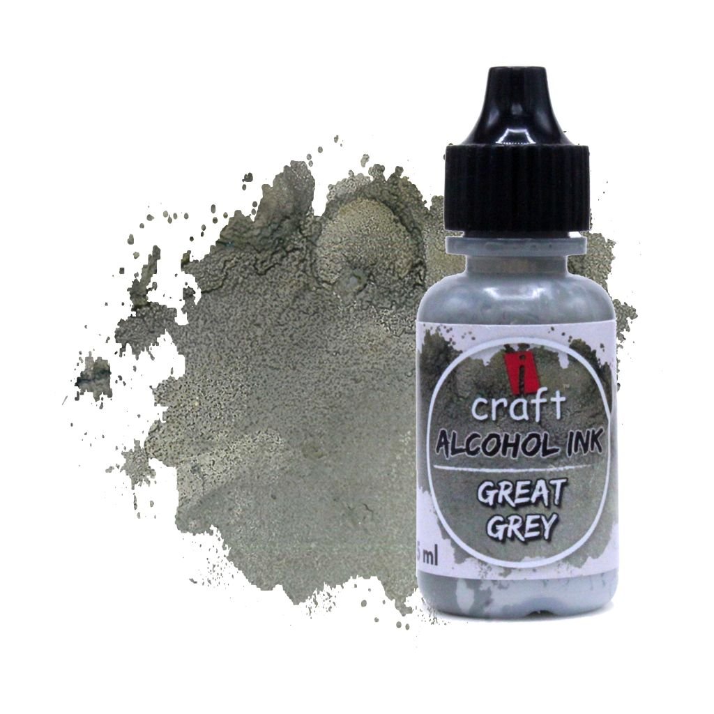 iCraft Alcohol Ink - Great Grey - 15 ML Bottle