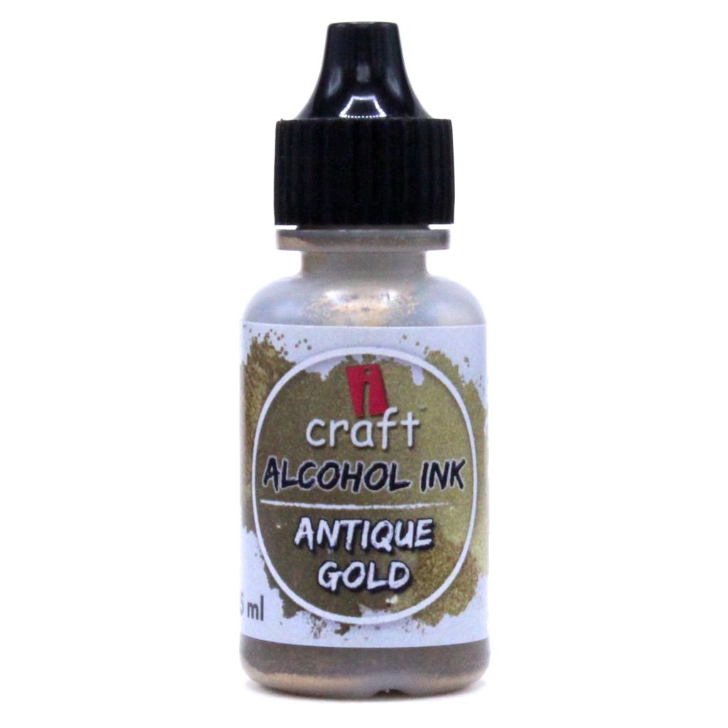 iCraft Alcohol Ink - Antique Gold - 15 ML Bottle