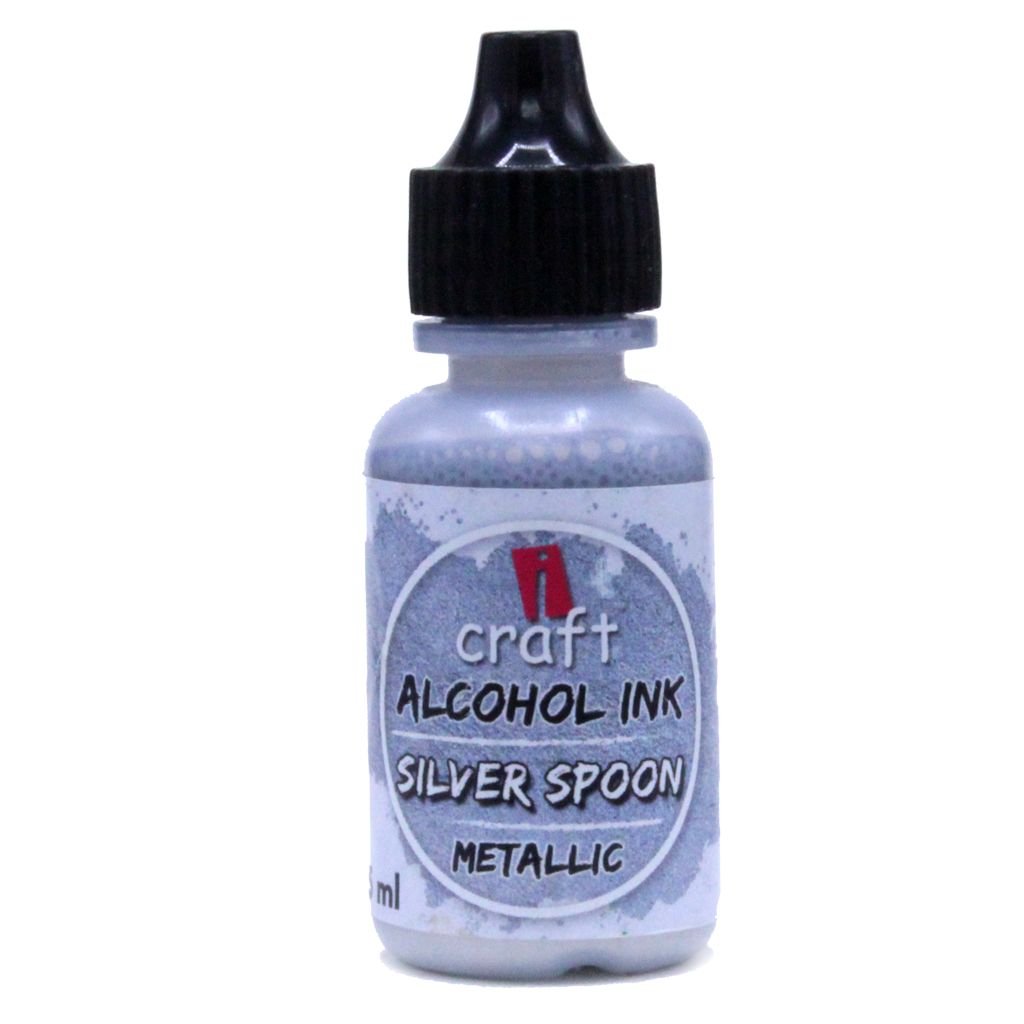 iCraft Alcohol Ink - Silver Spoon - 15 ML Bottle