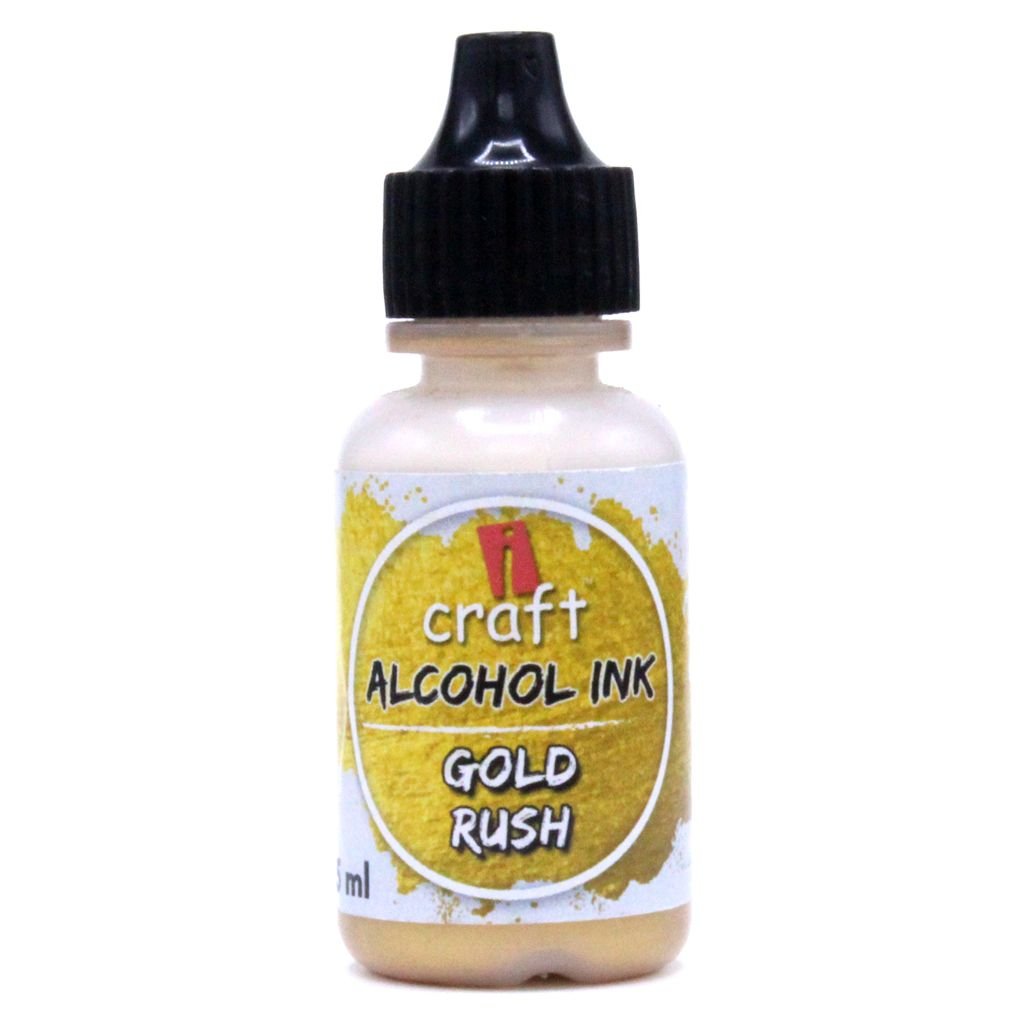 iCraft Alcohol Ink - Gold Rush - 15 ML Bottle